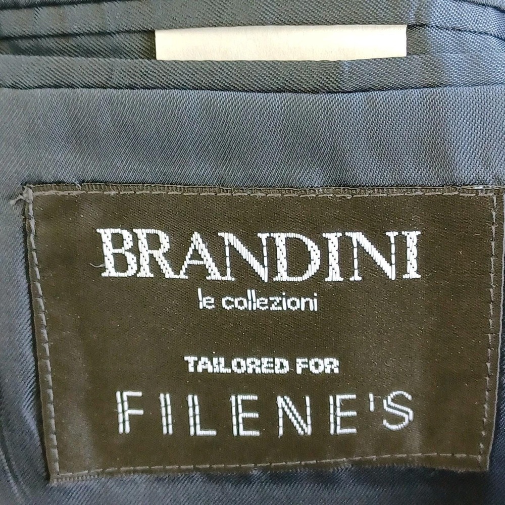 Brandini Le Collezioni Men's Wool Silk Blend Plaid Blazer 46R - Picture 4 of 8